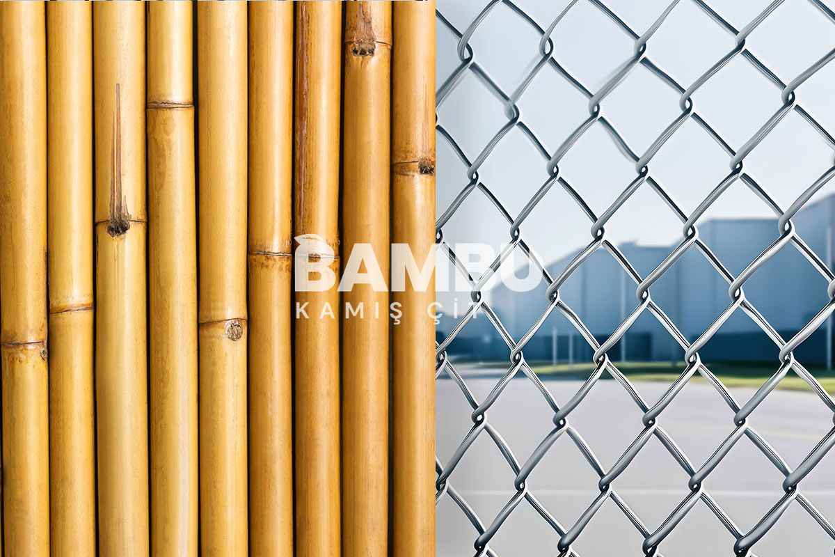 Tel Örgü Üzerine Kamış Çit Nasıl Yapılır?